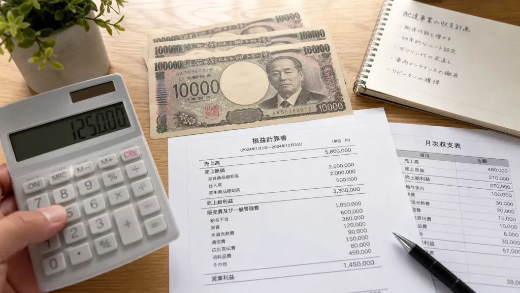 軽貨物の年収相場と手取り