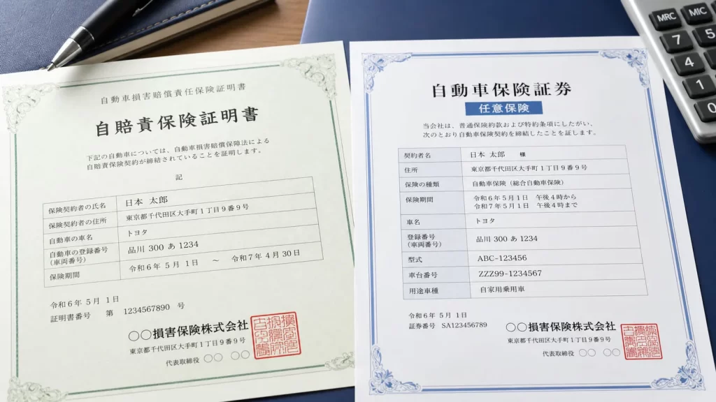 自賠責保険との違い