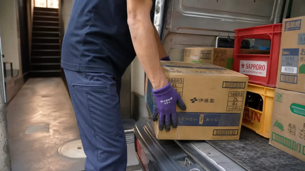 重量物の手積み手降ろし