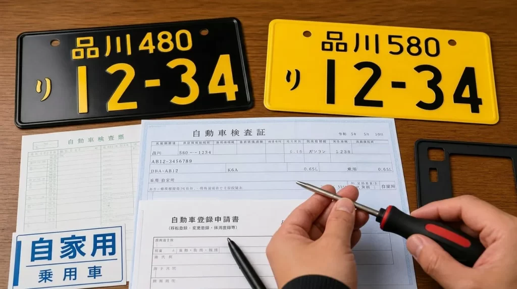 軽自動車検査協会での手続き