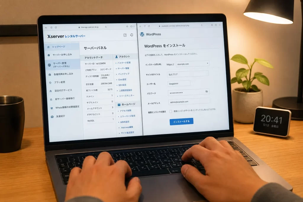 サーバー契約からWordPress構築まで
