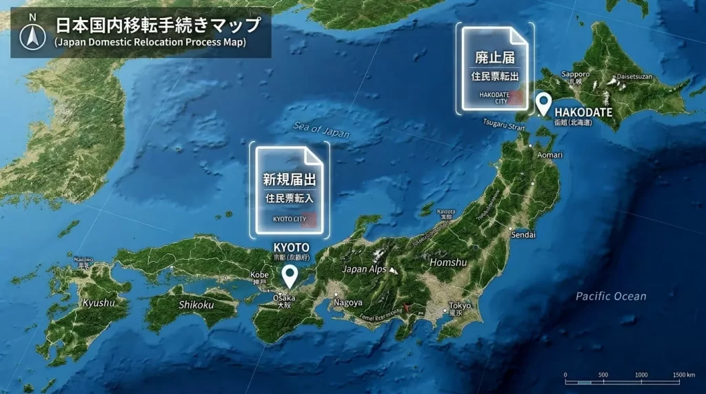 引越し時の住所変更手続き