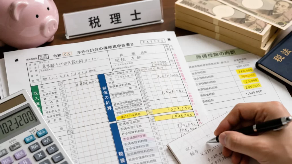 掛金全額が所得控除になる節税効果