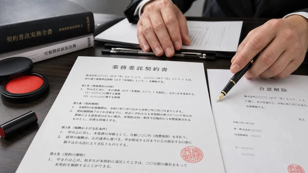 契約解除の正しい手順
