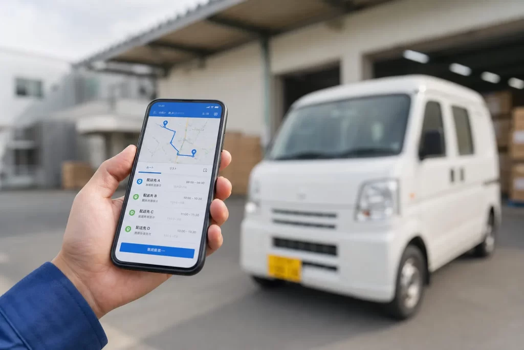 委託会社の車両貸し出し
