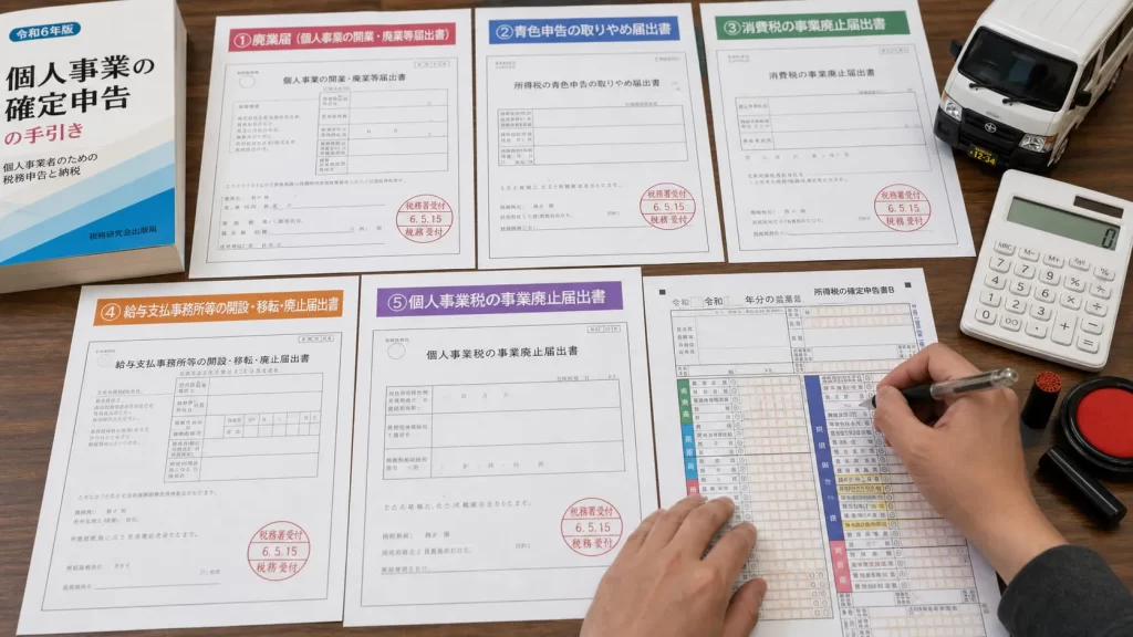 廃業後の税務手続き