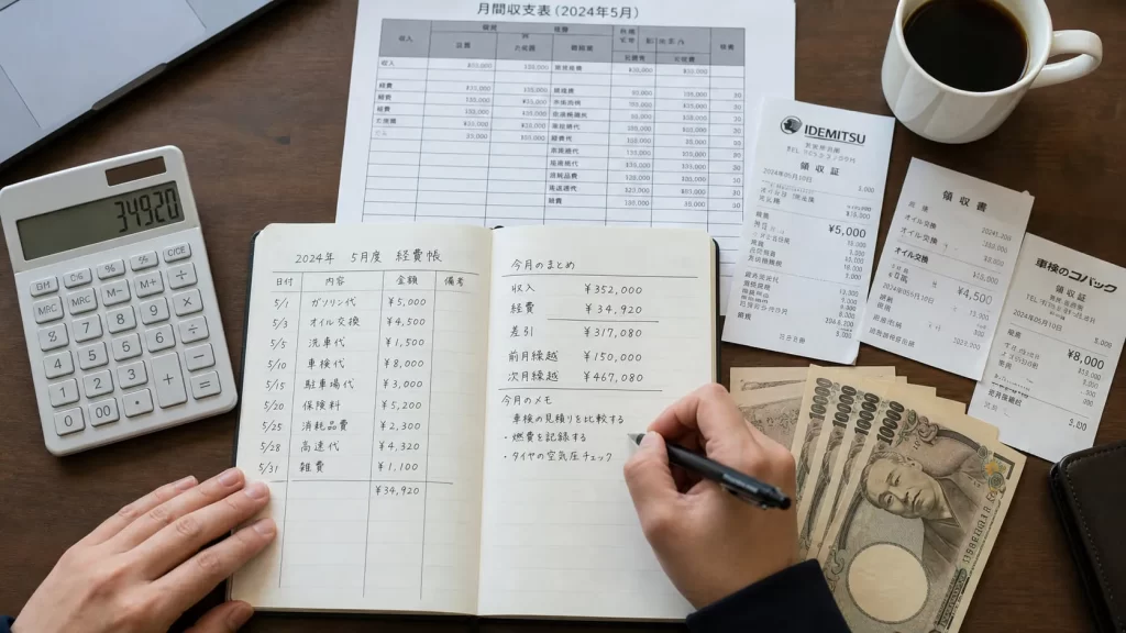 軽貨物の毎月経費と運転資金