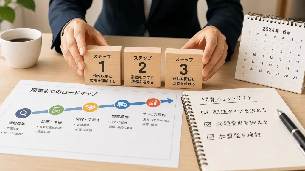 失敗しない3ステップ