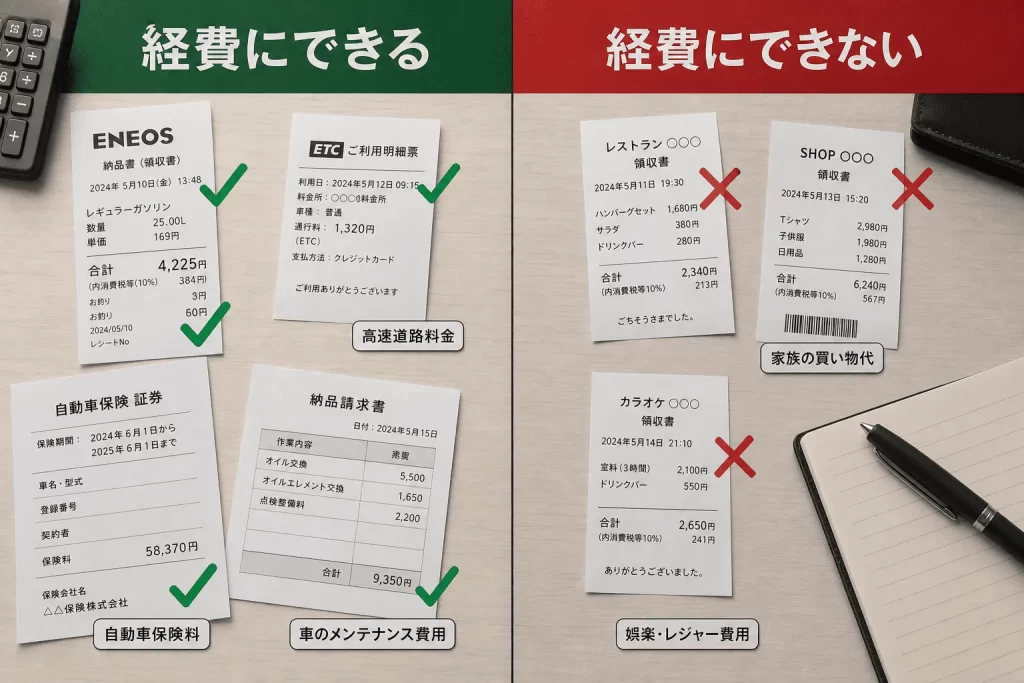経費にできる支出とできない支出
