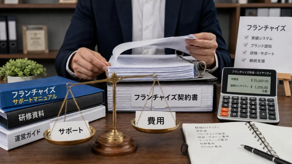 フランチャイズ開業費用