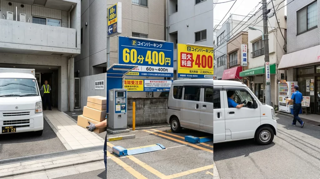 私有地交渉・コインパーキング・二人体制