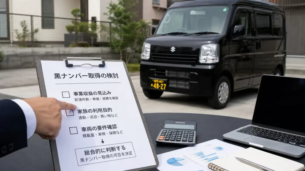 黒ナンバーを取るべき人