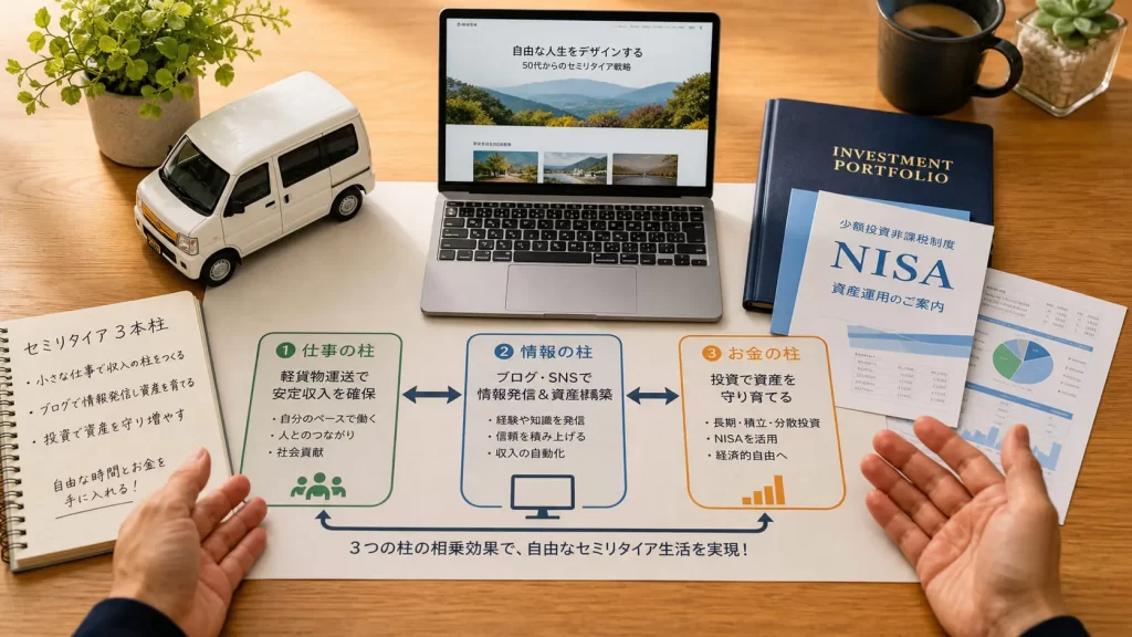 セミリタイアは「資産」より「仕組み」で実現