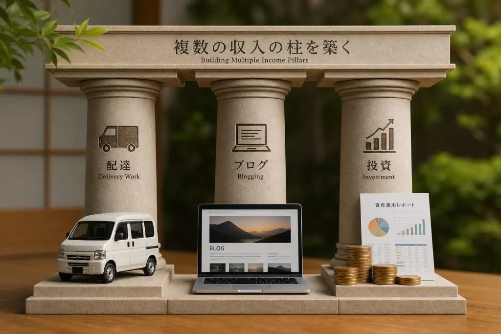 軽貨物ブログで複数の収入の柱を育てる
