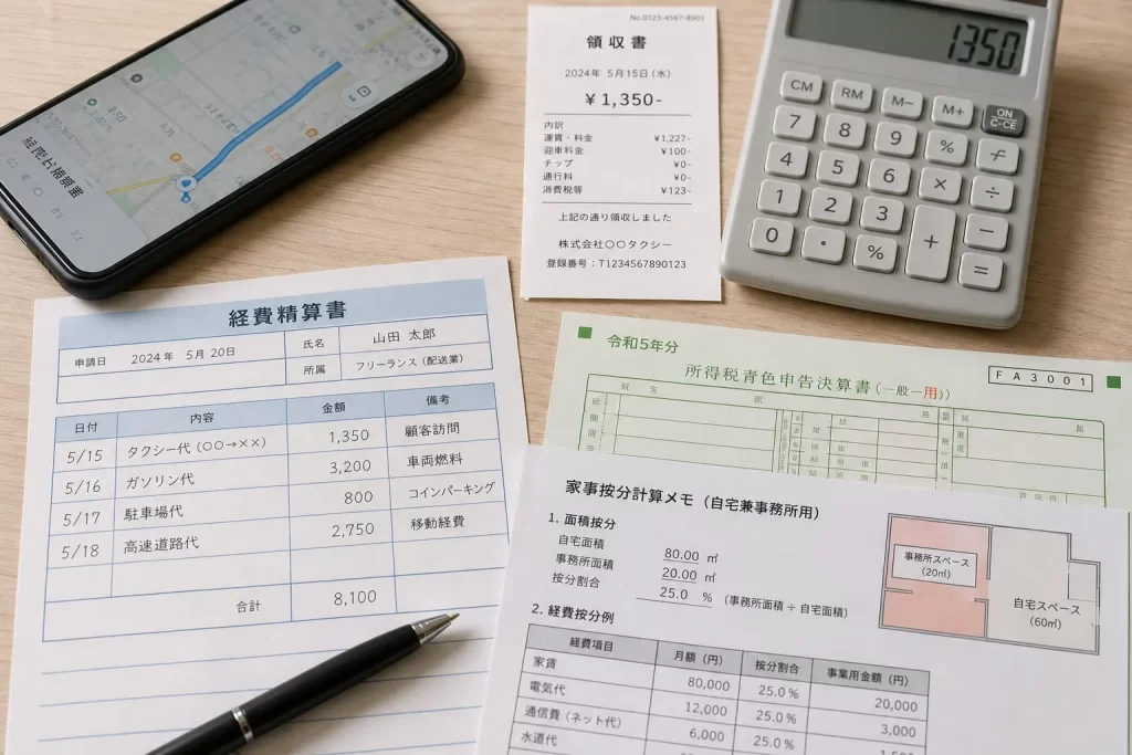 カーナビ経費計上と家事按分